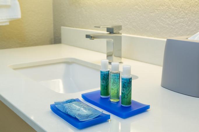 Holiday Inn Express & Suites S Lake Buena Vista | Kissimmee, FL, 34746 | bathroom amenities