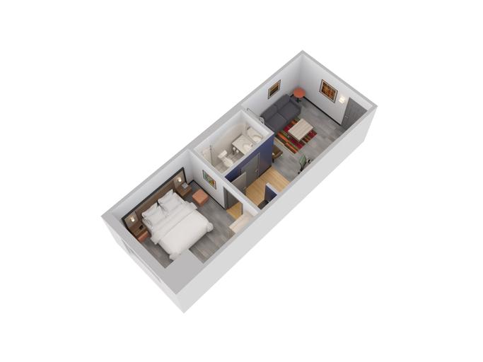 Holiday Inn Express & Suites S Lake Buena Vista | Kissimmee, FL, 34746 | 3D rendering suite